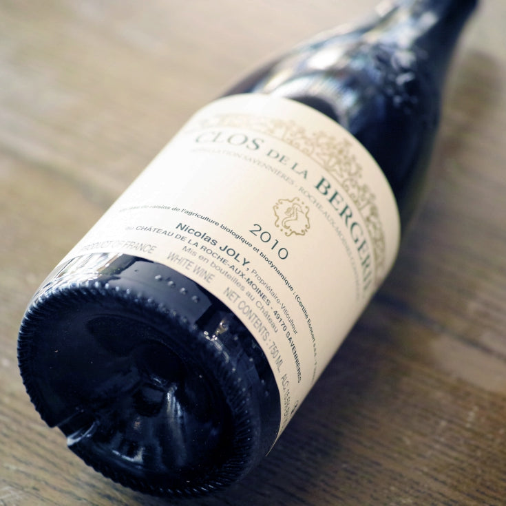 5424 NICOLAS JOLY SAVENNIERES ROCHE AUX MOINES CLOS DE LA BERGERIE 2010 750ml